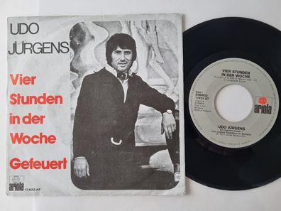Udo Jürgens - Vier Stunden in der Woche/ Gefeuert 7'' Vinyl Holland