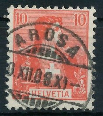 Schweiz 1907 Nr 98 zentrisch gestempelt X6C29FA