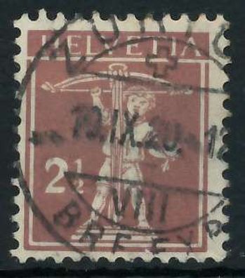 Schweiz 1917 Nr 136 zentrisch gestempelt X6C2A8A