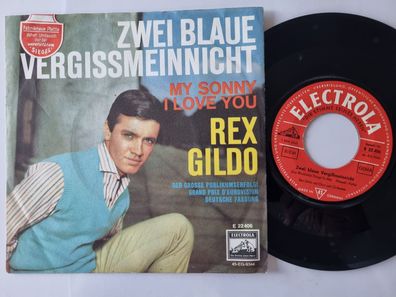 Rex Gildo - Zwei blaue Vergissmeinnicht 7'' Vinyl Germany