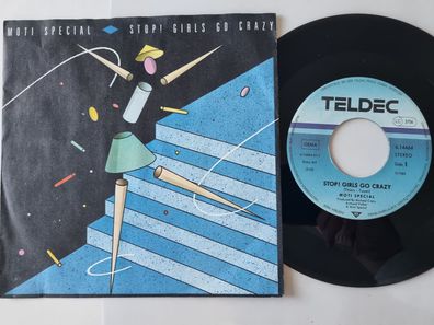 Moti Special/ Michael Cretu - Stop! Girls go crazy 7'' Vinyl Germany