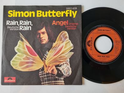 Simon Butterfly - Rain, rain, rain 7'' Vinyl Germany SUNG IN GERMAN