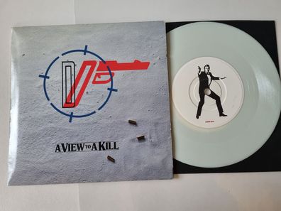Duran Duran - A view to a kill 7'' Vinyl UK WHITE VINYL