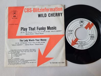Wild Cherry - Play that funky music 7'' Vinyl Germany PROMO