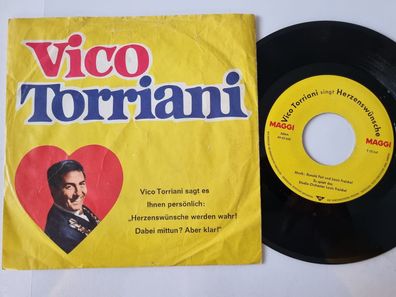 Vico Torriani - singt Herzenswünsche/ Maggi Werbeplatte 7'' Vinyl Germany