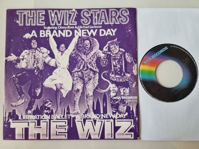 The Wiz Stars (Michael Jackson/ Diana Ross) - A brand new day 7'' Vinyl Holland