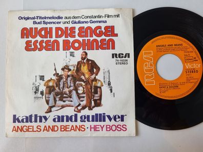 Kathy and Gulliver - Angels and beans 7'' Vinyl Germany OST BUD Spencer