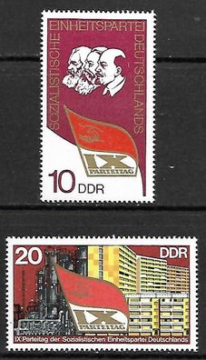 DDR postfrisch Michel-Nummer 2123-2124