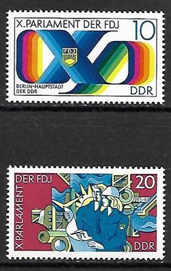 DDR postfrisch Michel-Nummer 2133-2134