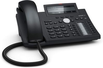 SNOM D345 SystemTelefon VoIP Freisprechen Headsetanschluss GrafikDisplay schwarz ...