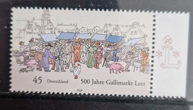 BRD - MiNr. 2696 - Brauchtum und Tradition (III): 500 Jahre Gallimarkt in Leer