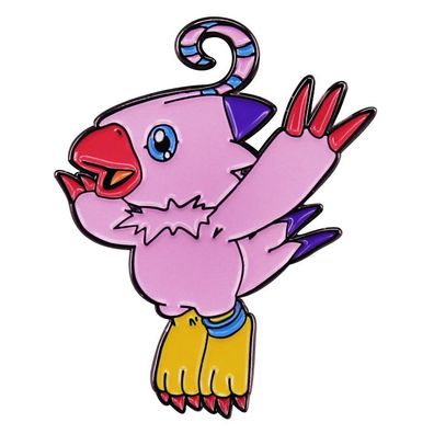 2tlg Digimon Brosche Piyomon Metall Abzeichen Birdie Brooches Party Schmuckzubehör