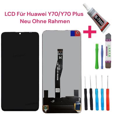 LCD Display Für Huawei Nova Y70 / Y70 Plus MGA-LX9 Bildschirm TouchScreen Schwarz ...