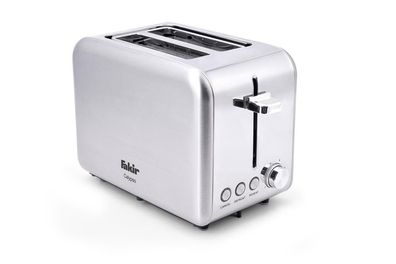 Fakir Calypso Toaster für 2 Toast-Scheiben silber/ Edelstahl - 850 Watt