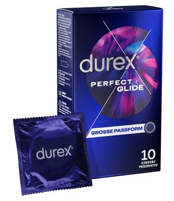 Durex Perfect Glide - Extra sichere, dickere Kondome