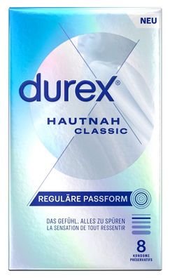 Durex Hautnah Classic - Ultra dünn und zart (8 Stück)