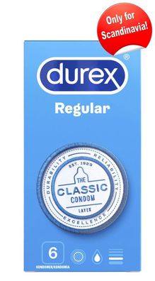 Durex Kondome - Original Qualität, transparent (56mm)