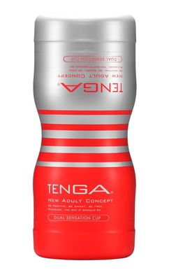 TENGA Dual Sensation Cup - Einweg-Masturbator mit 2 Öffnungen