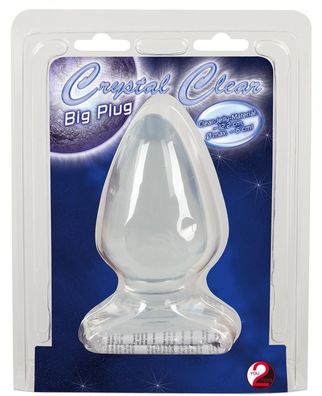 Crystal Clear Analplug - Transparenter Verwöhner, extrem gleitfreudig