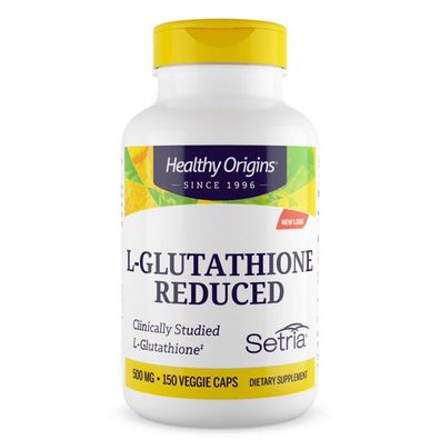 Healthy Origins, Setria, reduziertes L-Glutathion, 500mg, 150 Kapseln
