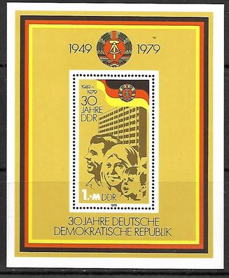 DDR postfrisch Block 56
