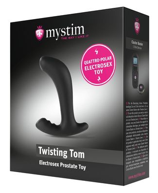 Mystim Twisting Tom - Quattro-polarer Analplug für E-Stim