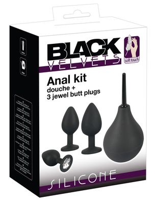 Black Velvets Anal Kit - 4-teiliges Set für Analerotik-Einsteiger und -Fans