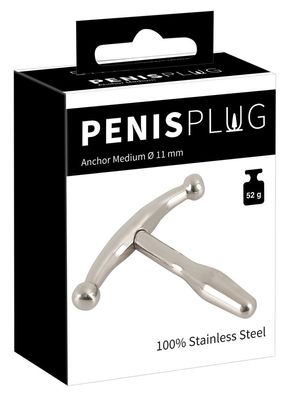 Penisplug Anchor Medium - Massiver Edelstahlplug