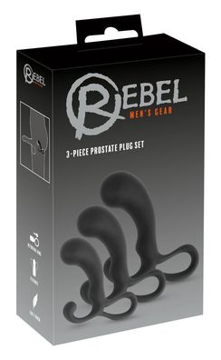 Rebel Prostata Plug Set - 3-teilig, verschiedene Größen und Gewichte