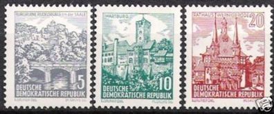 DDR Nr.835/37 * * Landschaften (II) 1961, postfrisch