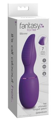 Fantasy For Her Leckmeister - Vibrator mit flexibler Zunge