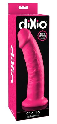 Dillio Naturdildo mit Saugfuß und Strap-on-Kompatibilität