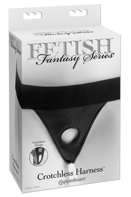 Fetish Fantasy Series - Leder-Optik String ouvert