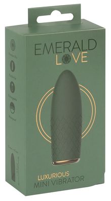 Emerald Love Luxus-Minivibrator: 10 Vibrationsmodi, wasserdicht