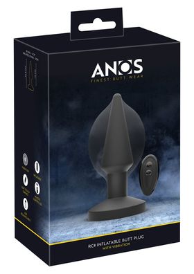 ANOS Vibro-Analplug RC Inflatable Plug, 10 Modi, Fernbedienung
