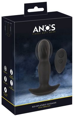 ANOS Vibro-Analplug RC Inflatable Massager - Aufpumpbar und ferngesteuert