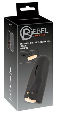 Rebel Penis-Shaker mit Sleeve - Masturbator mit Shaking und Thumping Funktion