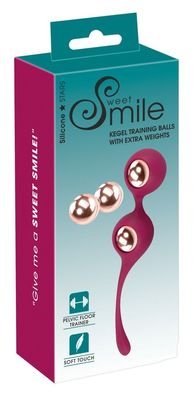 Sweet Smile Love Balls - Kegel Training mit austauschbaren Gewichten