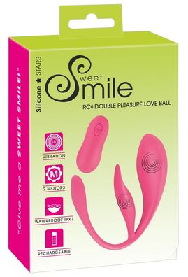 Sweet Smile Vibro-Ei RC Double Pleasure - Flexibel & vielseitig mit Fernbedienung