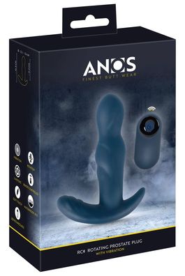 ANOS RC Rotating Prostate Plug - Vibro-Analplug mit Fernbedienung
