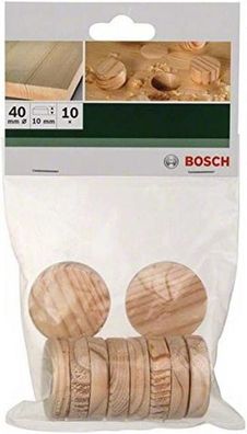 Bosch Holzzapfen Ø 40 mm 10 Stk