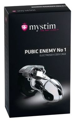 Mystim Pubic Enemy No 1 - Peniskäfig mit E-Stim