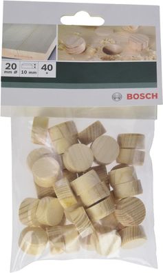 Bosch Holzzapfen Ø 20 mm 40 Stk