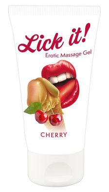 Lick it! Kirschgel für erotische Massage