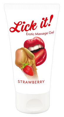 Lick it! Erdbeer Massagegel