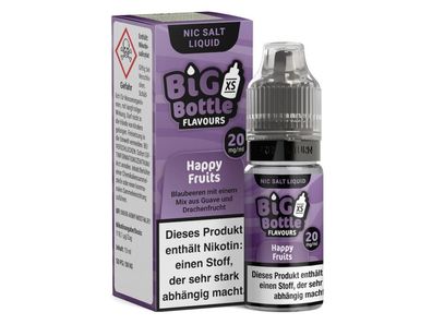 Big Bottle - Happy Fruits - Nikotinsalz Liquid 20 mg/ ml