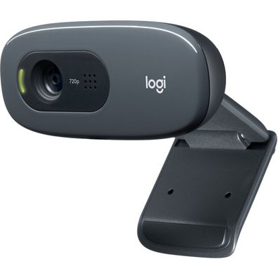 Logitech C270 HD-Webcam - Schwarz (960-001063)