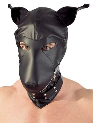 Fetish Collection - Lederimitat Hundekopf-Maske