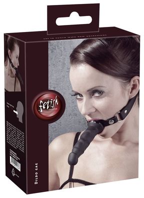 Fetish Collection Lederimitat Knebel-Dildo