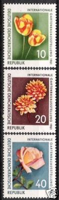DDR Nr.854/56 * * IGA Erfurt 1961, postfrisch